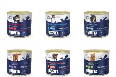 6 x BOZITA MIT  PATÉ IN DER 625 Gramm DOSE
